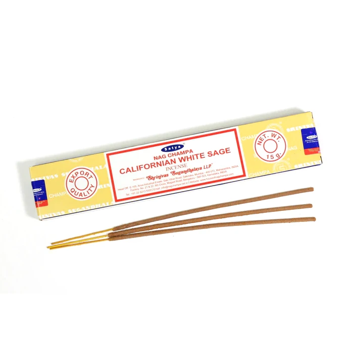 encens en batons à la sauge - encens naturel indien SATYA Californian Sage