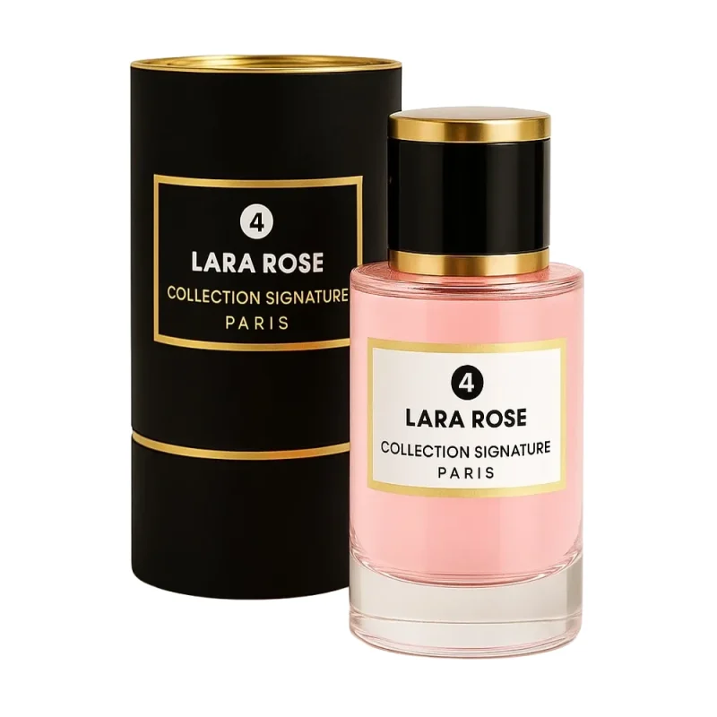Parfum dubai oriental lara rose par El Amir Parfumier - parfum féminin floral, musqué et boisé - 50ml