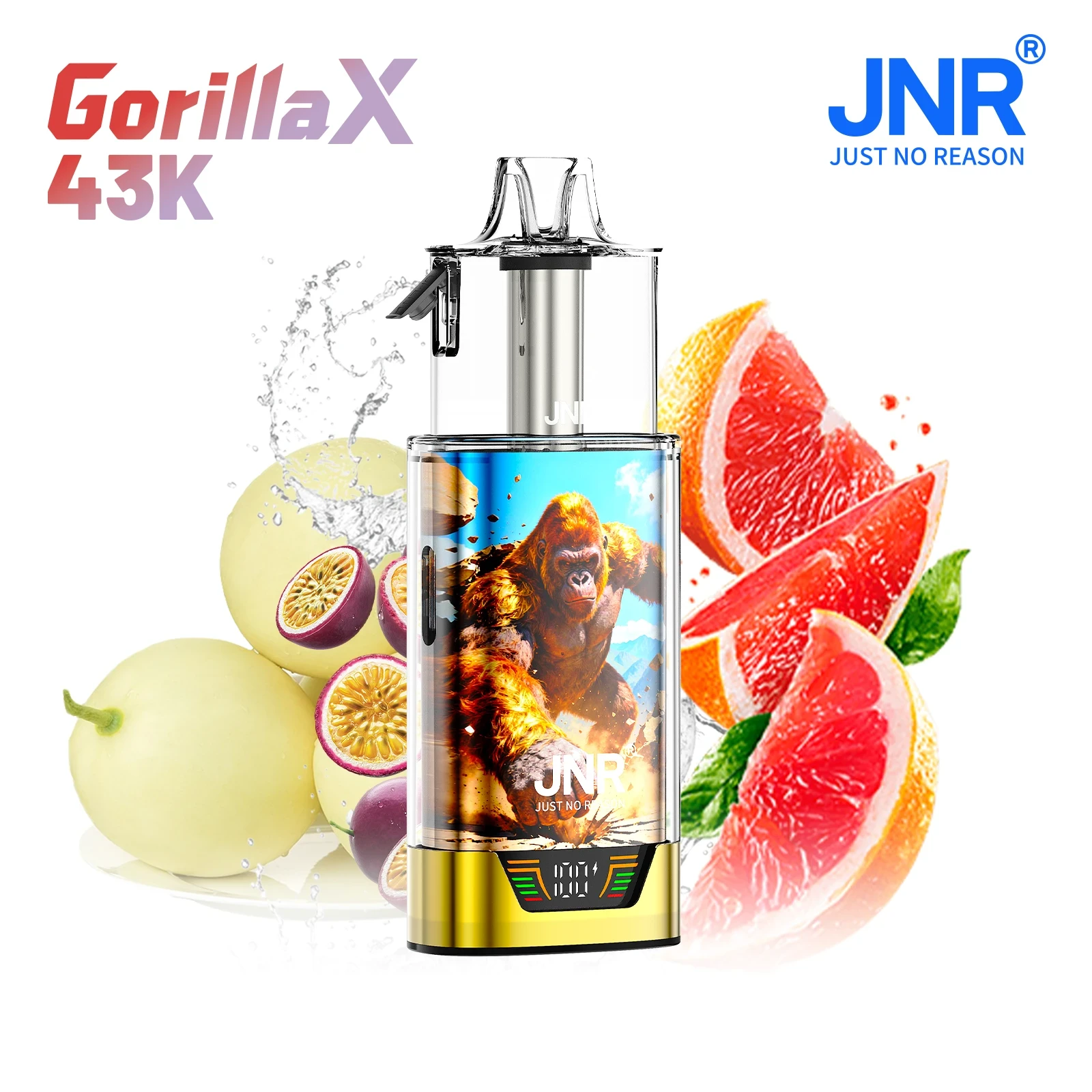 Puff JNR Sans Nicotine - 43 000 bouffées - Saveur "Lov66"