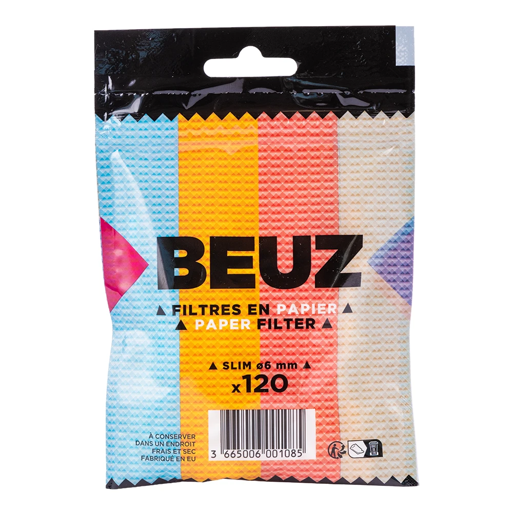 Filtres papier slim Beuz - Boite de 34 sachets – Image 3