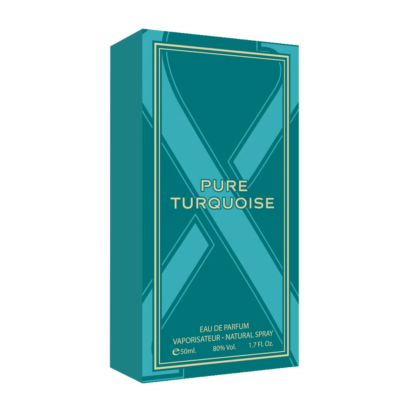 Pure Turquoise Dar Al Zaafaran 50 ml - Parfum de dubaï pour femme - orange, citron, fruits, musc, vanille.