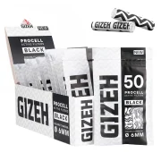 Filtres Gizeh ProCell Charbon Actif 6 mm - Boite de 10 sachets
