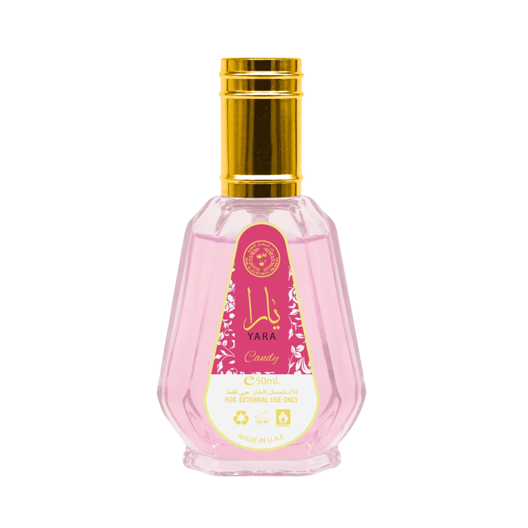 parfum dubai rose femme - flacon 50 ml YARA Dar Al Zaafaran