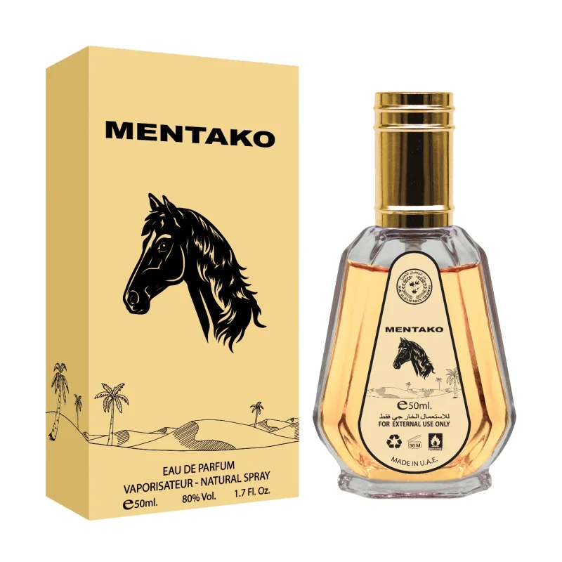 Parfum Mentako - Dar Al Zaafaran 50 ml - Parfum Dubai Homme puissant Oud, Ambre, épices
