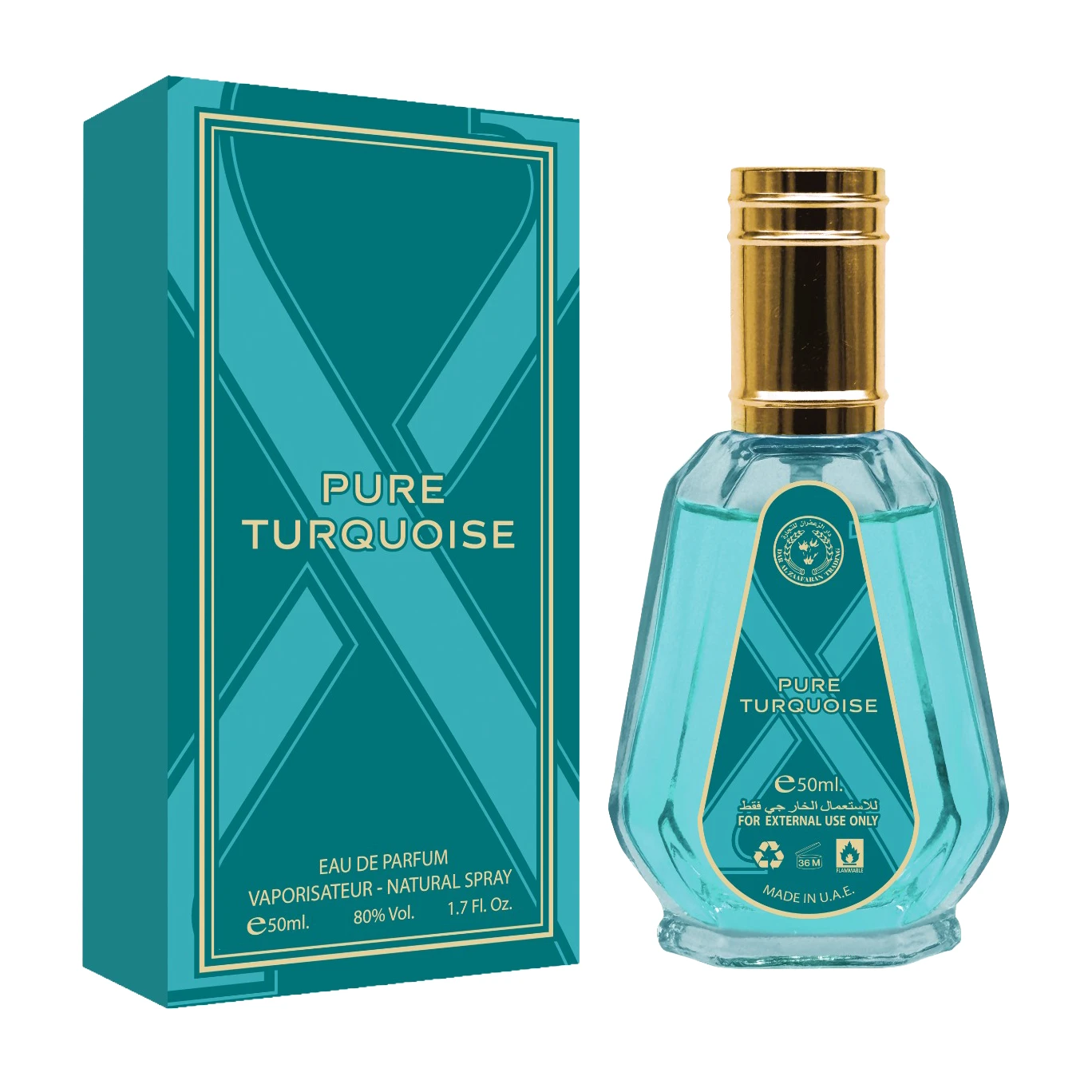 PURE TURQUOISE - Eau de Parfum Dubaï - Fruité oriental pour femme