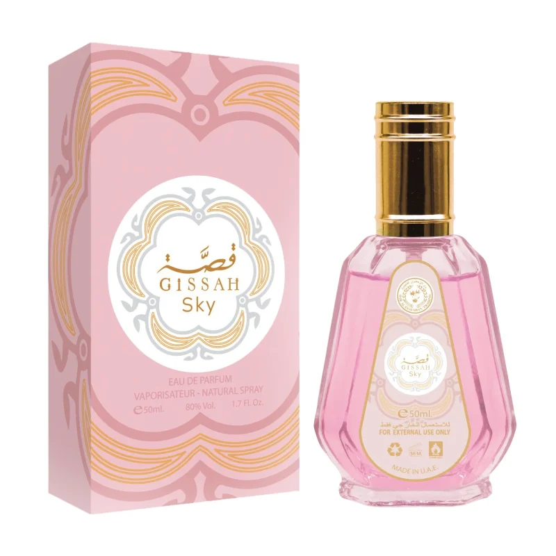Parfum Gissah Sky Dar Al Zaafaran 50 ml - Eau de parfum orientale femme - Notes fruitées et gourmandes