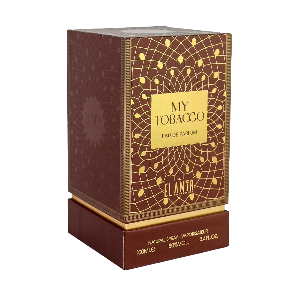My Tobacco EL AMIR, eau de parfum homme 100ml fabriquée à Dubaï.