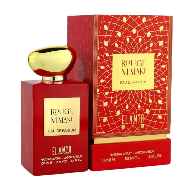 rouge malaki el amir, parfum oriental luxe, parfum arabe femme homme