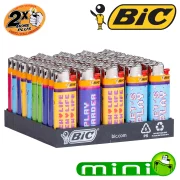BIC Mini Gaming - Boite de 50 briquets