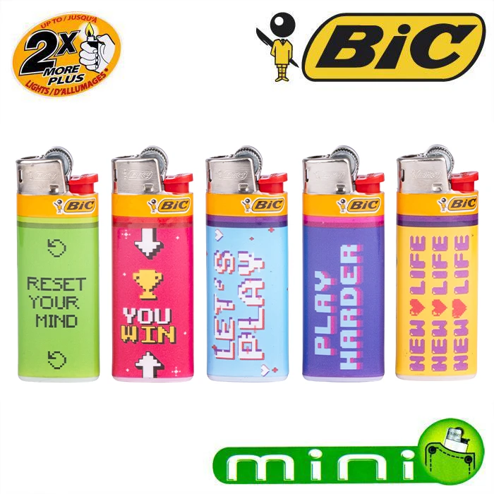 Briquet BIC Mini Gaming x5