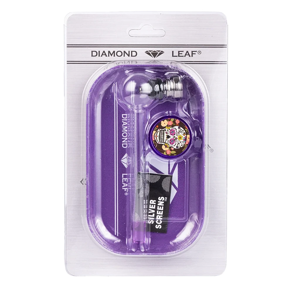 Set Plateau + Pipe + Grinder - Diamond Leaf – Image 8