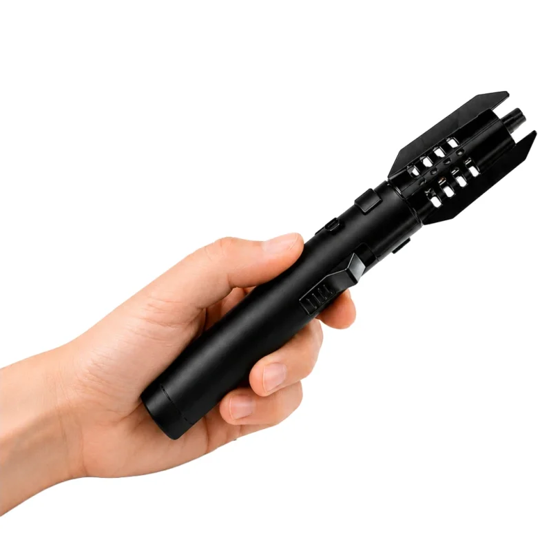briquet rechargeable en gaz avec flamme bleue ultra puissante