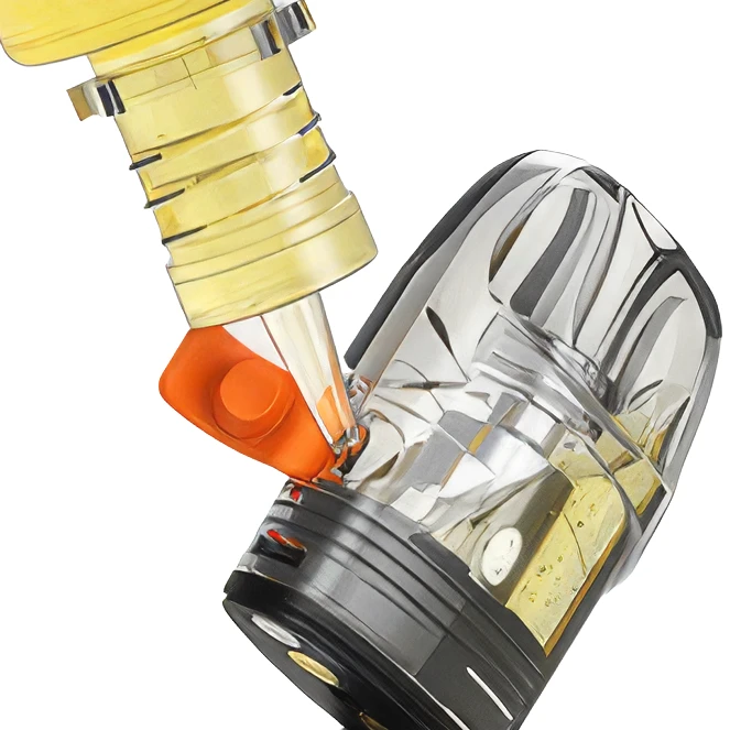 remplisage de la cartouche du kit pod pixo aura 2 aspire