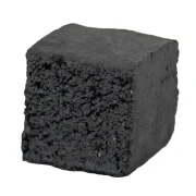 cube de charbon à chicha naturel à base d'écorce de noix de coco - diamètre 27 mm