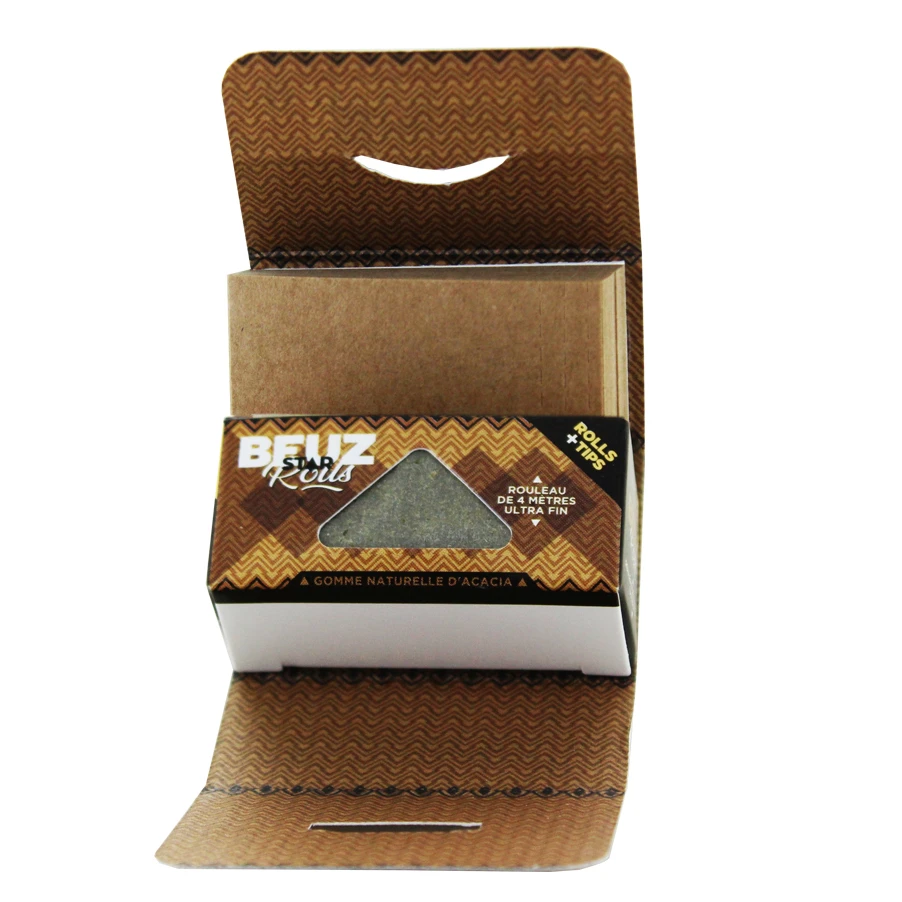 carnet 2 en 1 avec rolls beuz slim star + filtres toncar marron