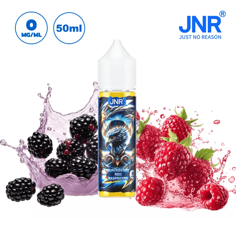Eliquide JNR 50ml sans nicotine Blackberry Red Raspberry