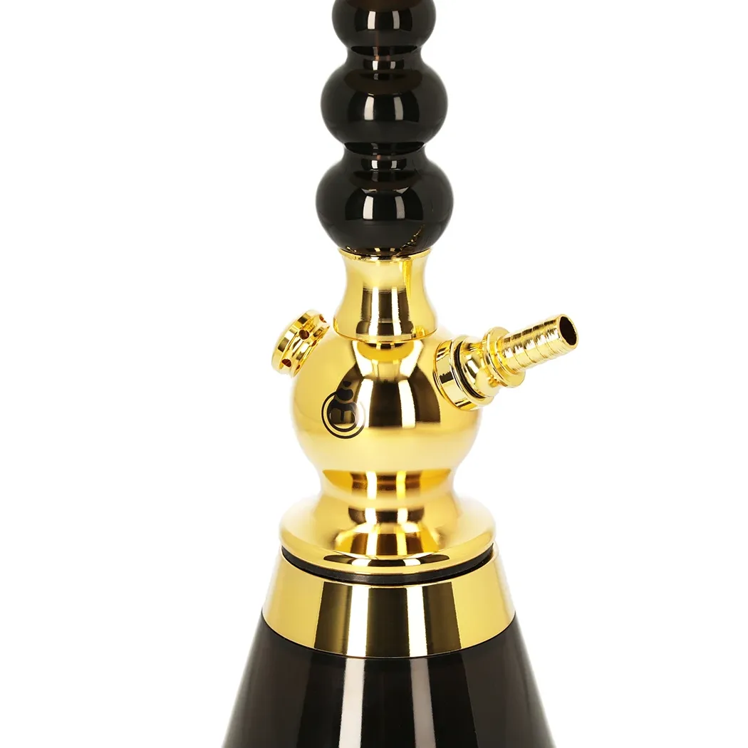 celeste gold black chicha en édition limitée - colonne chicha 3 boules noire et dorée