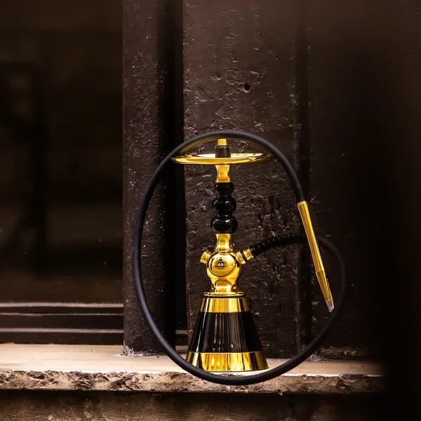 chicha celeste noire et or - el-badia edition limitée black gold