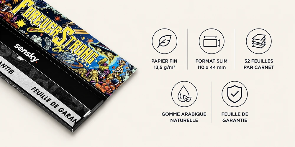 caractéristiques de la feuille slim sensky