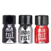 pack poppers iron fist mini - 3 petits flacons pas cher - lot économique