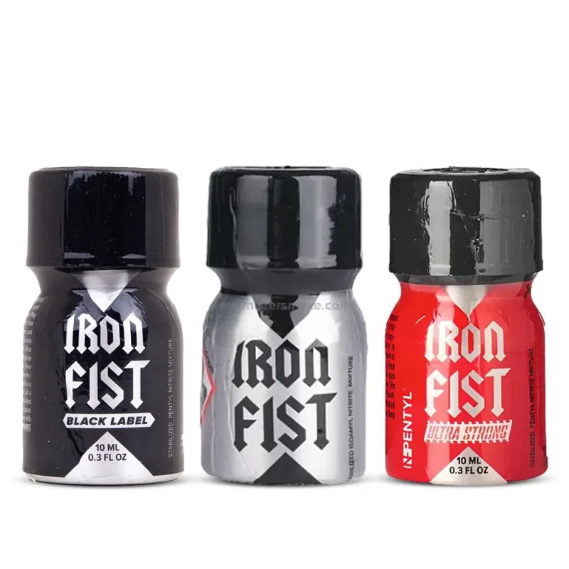 pack poppers iron fist mini - 3 petits flacons pas cher - lot économique