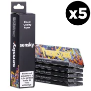 feuille slim sensky lot de 5 carnets