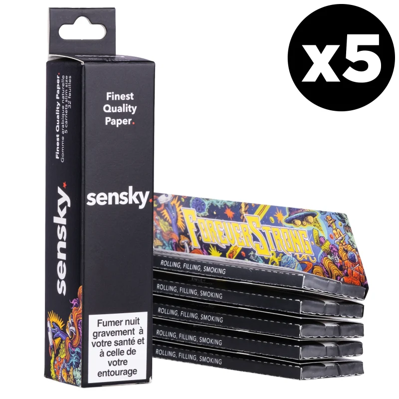 feuille slim sensky lot de 5 carnets