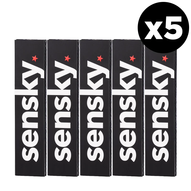 feuille à rouler slim sensky pas cher en lot de 5 carnets