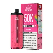 Puff 50K Al Fakher HyperMax Crown Bar - HUBBA (Bubble gum rose)