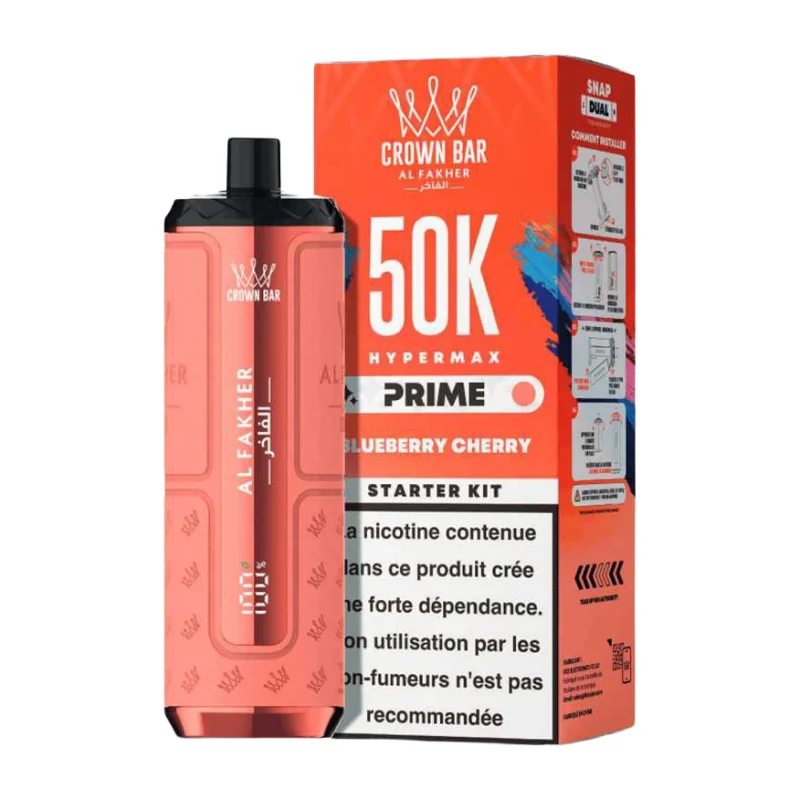 Puff Al Fakher 50K Hyper Max Prime - Blueberry Cherry