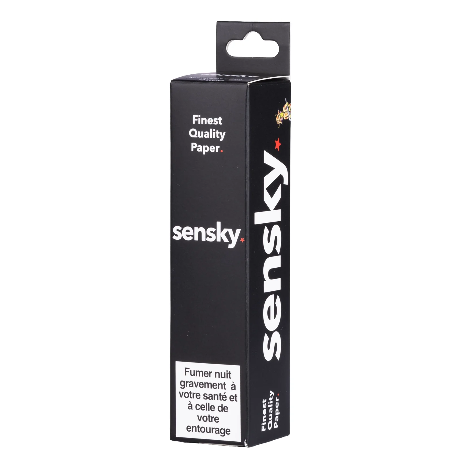 Boite de 5 carnets de feuille slim SENSKY - Format compact qui tient dans la poche - petit prix - idéal pour tester la feuille SENSKY ou toujours avoir des feuilles à rouler à portée de main
