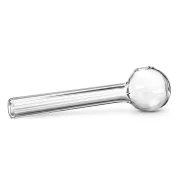 long tube en verre pour fumer cannabis, concentrés, résines, wax