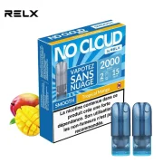 pod cartouche no cloud relx - pack de 2 - goût tropical mango