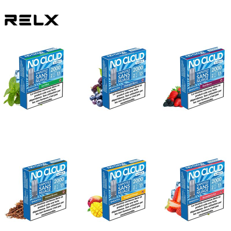cartouches pod RELX No Cloud