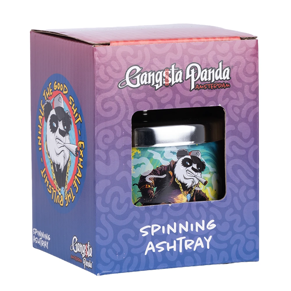 Cendrier poussoir original gangsta panda floting in a'dam