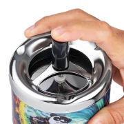mécanisme anti odeur du cendrier poussoir gangsta panda