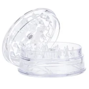 grinder plastique avec dents en pointe et aimant central intégré