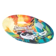 cendrier rond en métal au design original gangsta panda