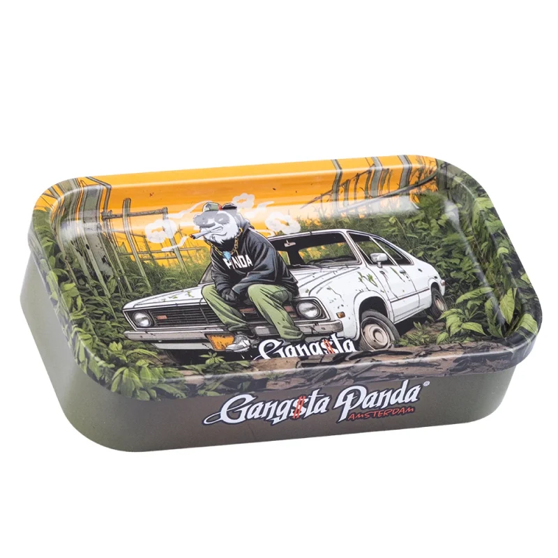 boite métal accessoires fumeurs gangsta panda car