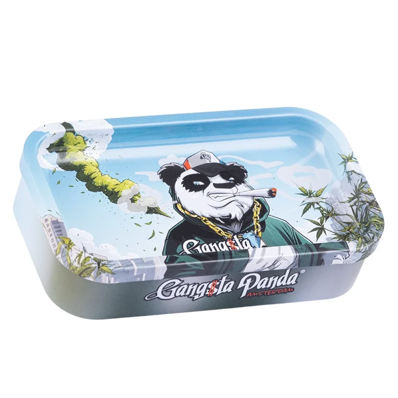boite métal accessoires fumeurs gangsta panda urban