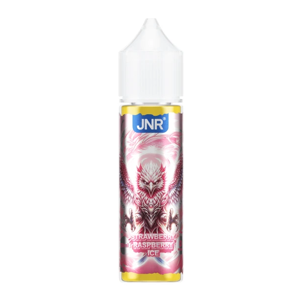 flacon eliquide 50 ml jnr fraise framboise glacée sans nicotine