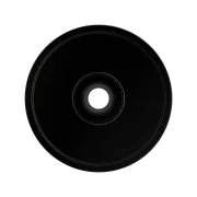 intérieur du bol du foyer hooky verre et silicone noir