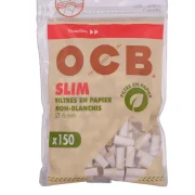 filtres OCB bio - filtres cigarettes slim, non blanchis et biodégradables.